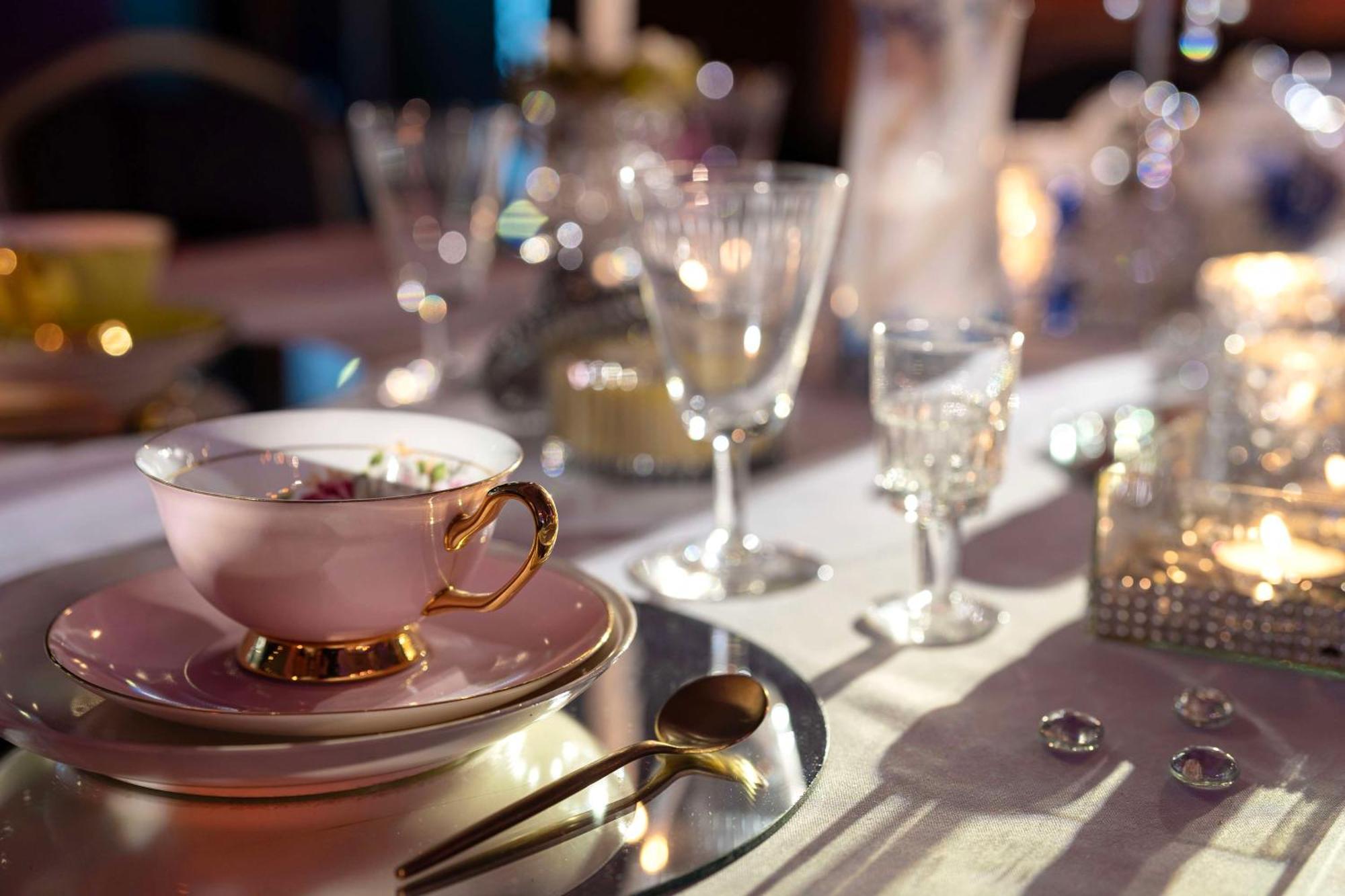 Nh City Buenos Aires Exterior photo A table set for afternoon tea